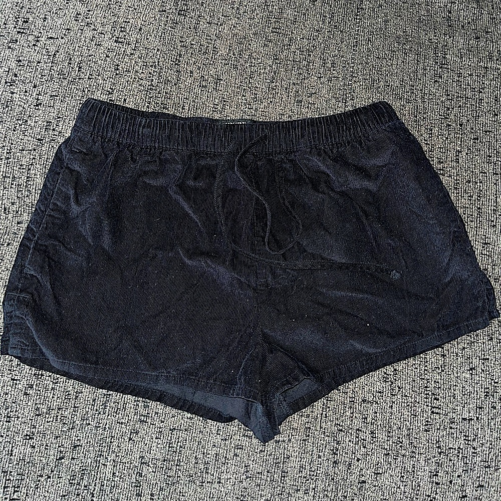 Forever 21 black corduroy shorts